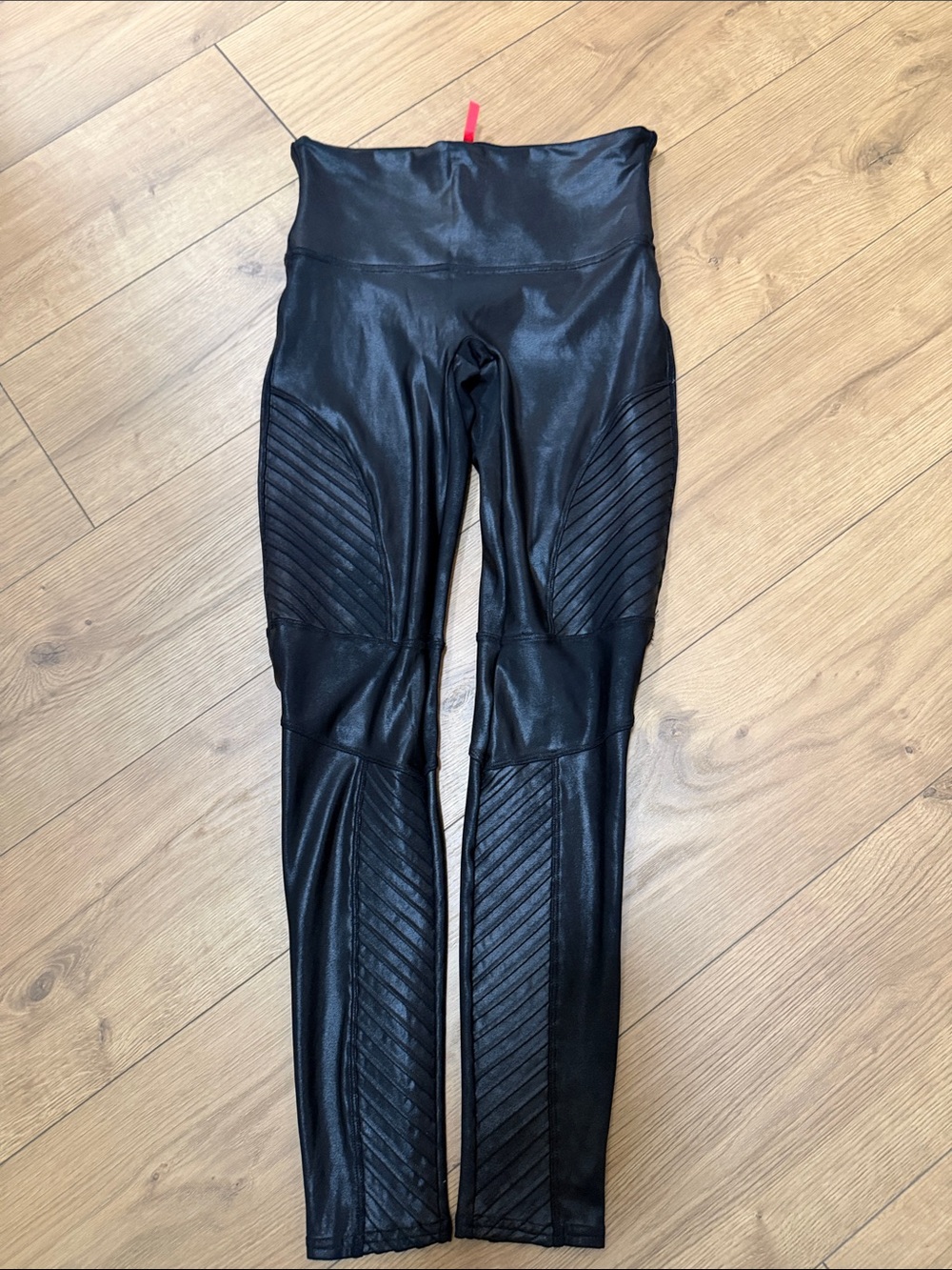 Spanx High-Rise Black Moto-Style Women’s Jeggings